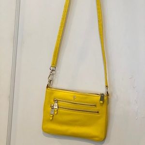 Cole Haan yellow crossbody